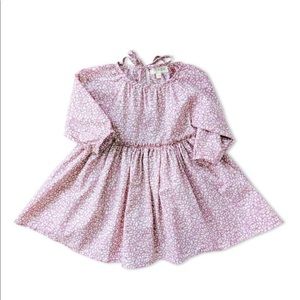 Mabo georgie dress in blush feather floral